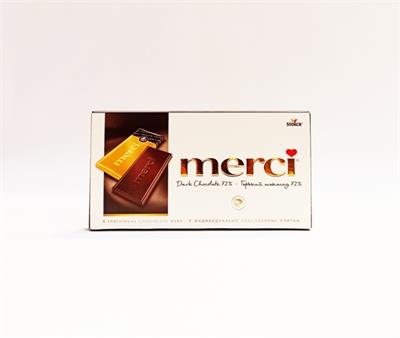 شکلات مرسی با طعم شکلات تلخ 72%