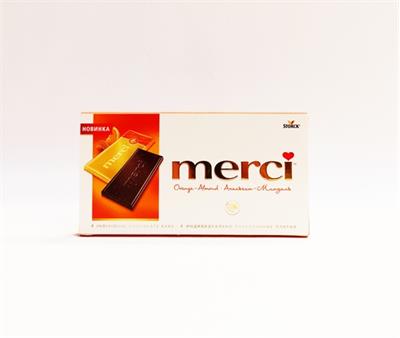 شکلات مرسی با طعم پرتقال و بادام