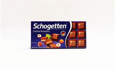 شکلات شوگتن با طعم پرالین فندق