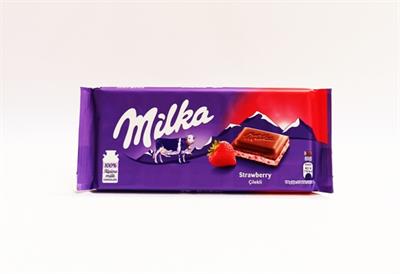 شکلات میلکا با طعم توت فرنگی