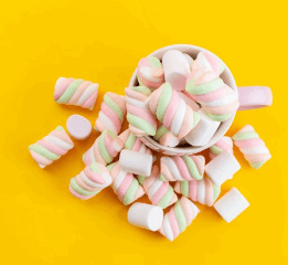 پاستیل، دراژه و آدامس