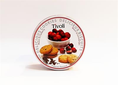 کوکی تیوولی با طعم کرن بری و مویسلی